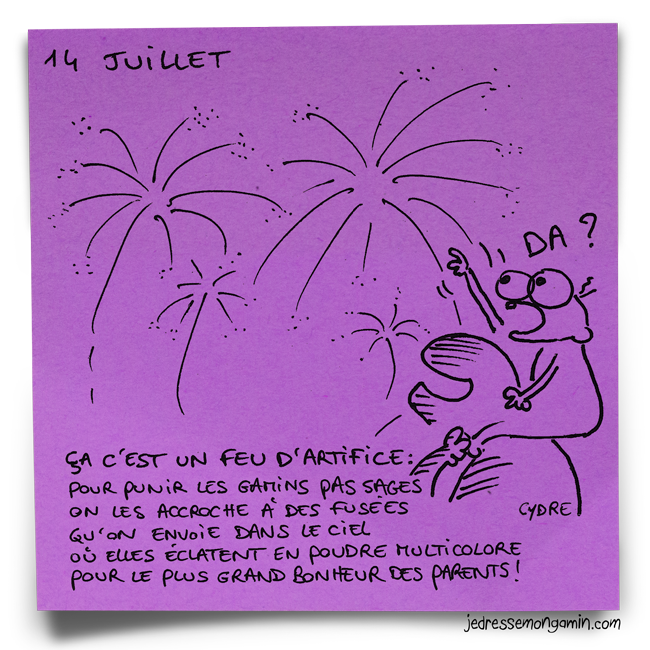 "14 Juillet" - Oh la belle bleue ! / Cydre - jedressemongamin.com